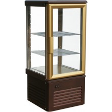 Холодильный кондитерский шкаф Carboma  D4 VM 120-1 (R120C) (0109-0102 (коричнево-золотой))