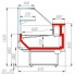 Витрина холодильная GC95 SM 1,5-1 (ВХС-1,5 Carboma GC95)