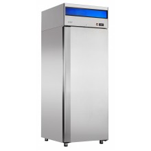 Холодильный шкаф Abat  ШХн-0,5-01 нерж. с верхним расположением агрегата