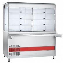 Прилавок-витрина холодильный Abat Аста ПВВ(Н)-70КМ-С-03-НШ