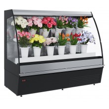Горка холодильная для цветов  Carboma F16-08 VM 1,3-2 0020 FLORA (9005 )