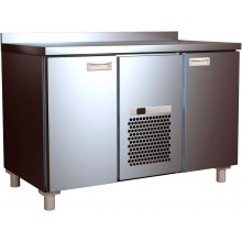 Холодильный стол T70 M2-1 (2GN/NT Полюс) с бортом (9006-2 корпус серый 2 двери)