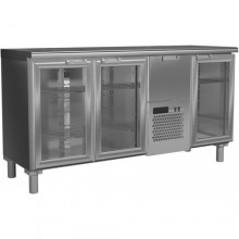 Холодильный стол Carboma T57 M3-1-G 9006-1 корпус серый, без борта (BAR-360C)