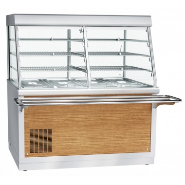 Прилавок-витрина холодильный Abat HOT-LINE  ПВВ(Н)-70Х-С-01-НШ