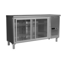 Стол Холодильный RossoT57 M2-1-C 9006-1 корпус серый, без борта (BAR-360K)  